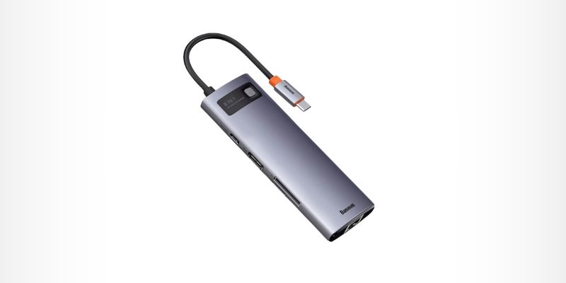 Adaptador hub USB-C 8 em 1 - Baseus