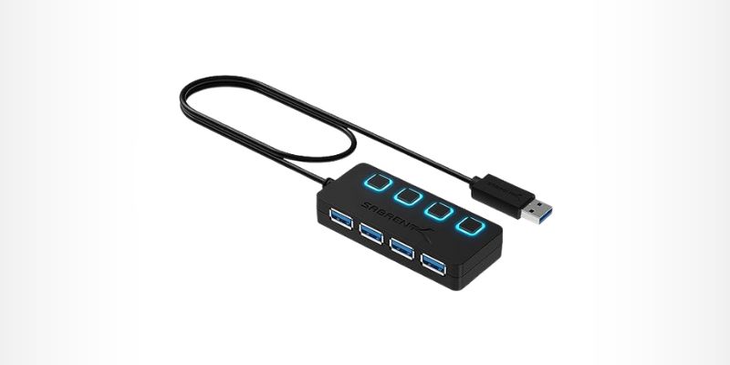 Hub USB 3.0 de 4 portas - Sabrent