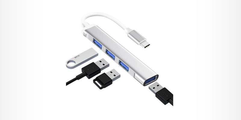 Adaptador Hub Usb Tipo C 4 portas - Easy Idea Network